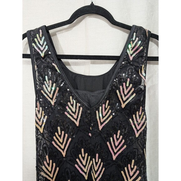 Weissman Dance Costume Adult SMALL New Year's Eve Dress w/ Sequin Clutch Purse - Picture 12 of 16